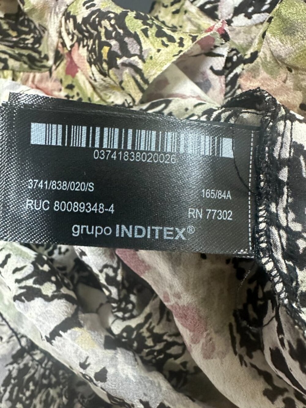 Kate Moss x ZARA Floral Silk Ruffle Mini Dress NWT Size Small - Picture 6 of 9